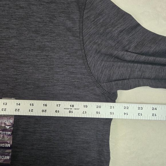 Coleman Brushed Knit Henley Longsleeve Snap Button up Shirt Mens Medium 0671 - Picture 6 of 9